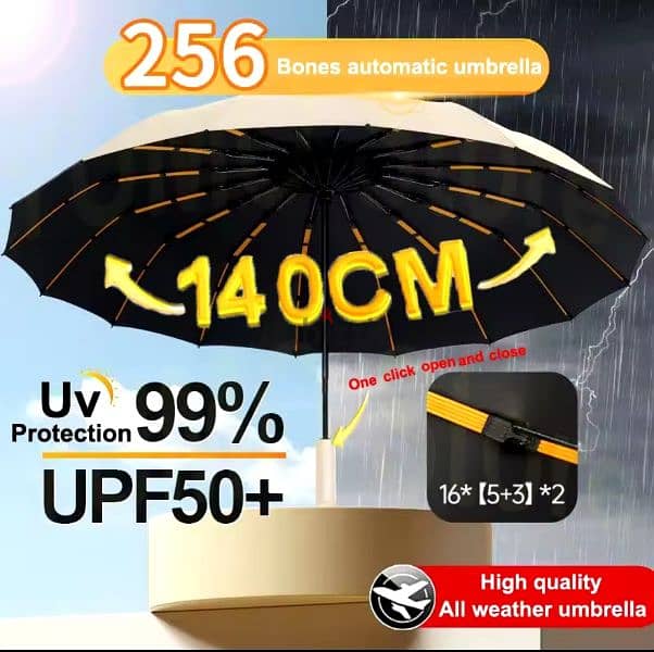 top quality 24 / 48 bones windproof automatic umbrella شمسية شماسي 5