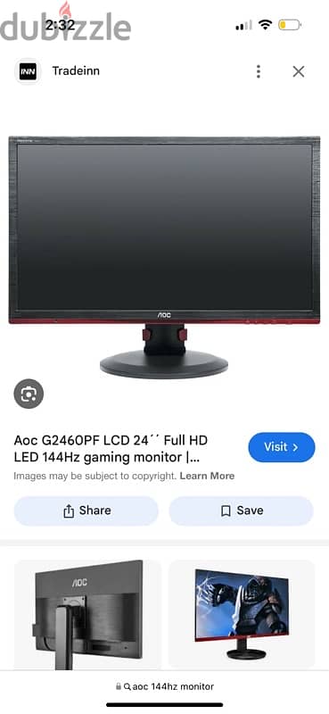 aoc G2460PF LCD 24 FULL HD 1