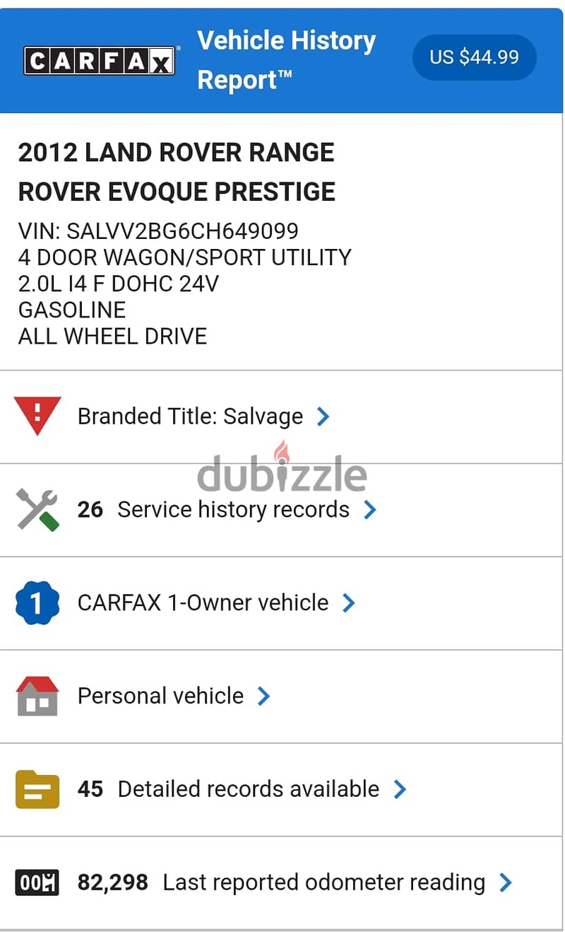 Land Rover Evoque  prestige 2012 8