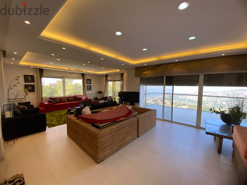 Villa for sale in Bikfaya/ Amazing view/ Garden/ Pool/ Furnished 5