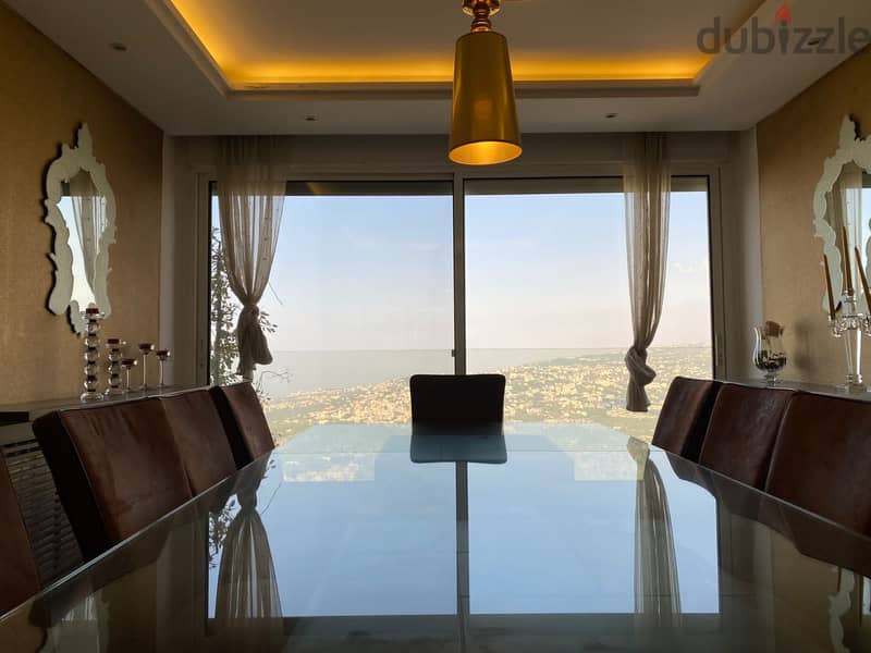 Villa for sale in Bikfaya/ Amazing view/ Garden/ Pool/ Furnished 7