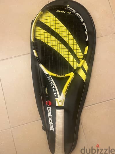 Babolat aero pro 2008 rafael nadal edition tennis with leather bag