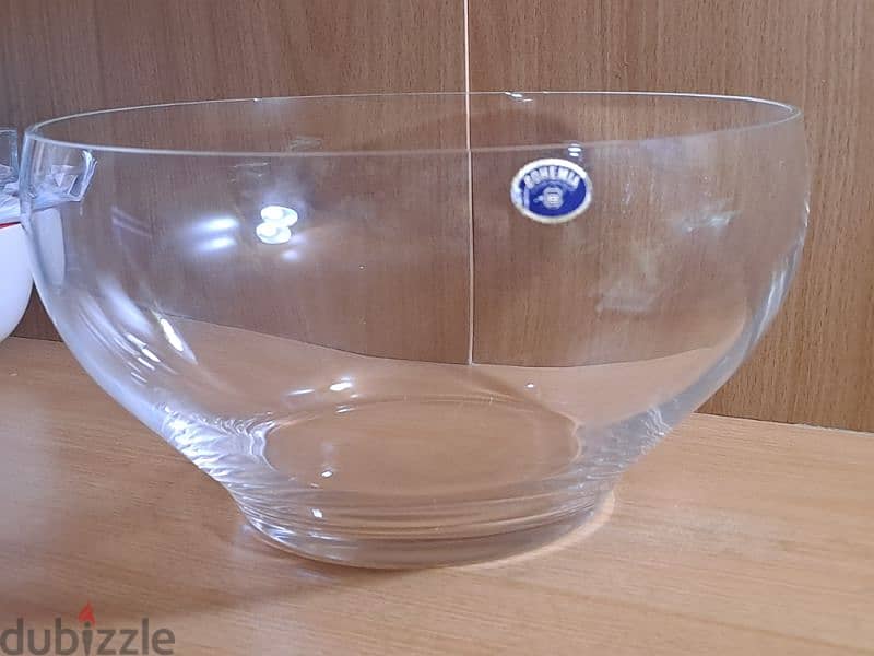 Bohemia Bowl made of fine glass 22 cm 0