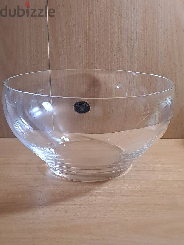 Bohemia Bowl made of fine glass 22 cm 2