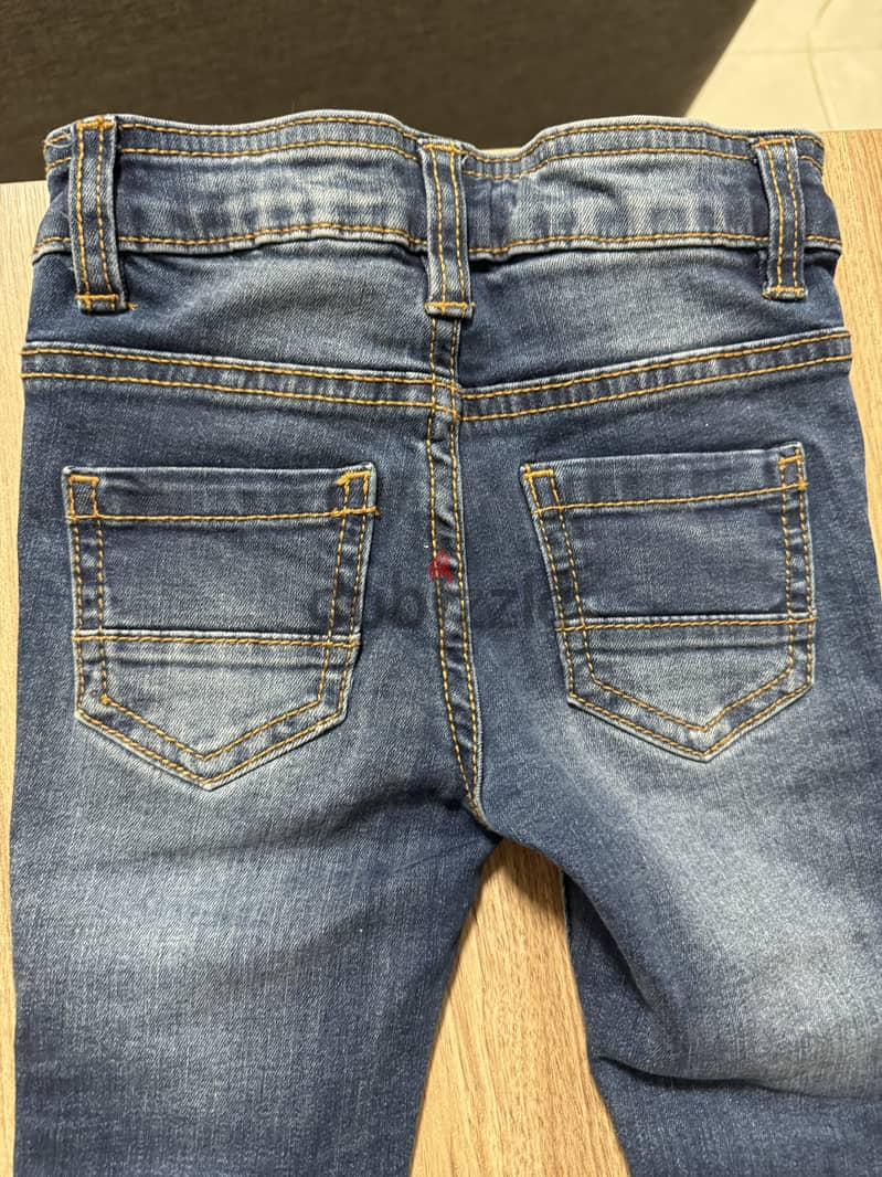 juniors boy jeans 1/2 years 92cm medium wash denim 2