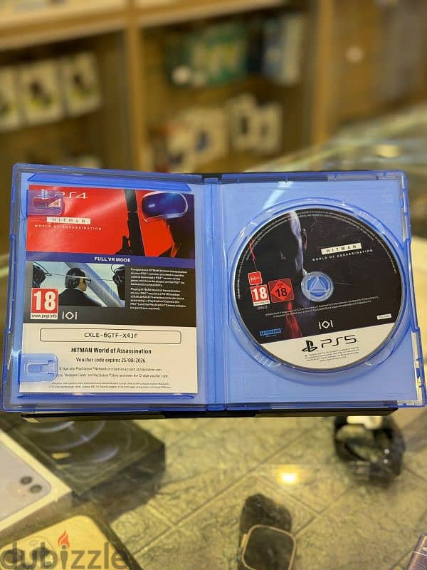 Used ps5 cd hitman 3 0