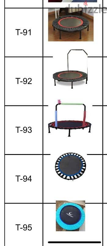 Trampoline all sizes and capacity 03027072 GEO SPORT معدات رياضية جديد