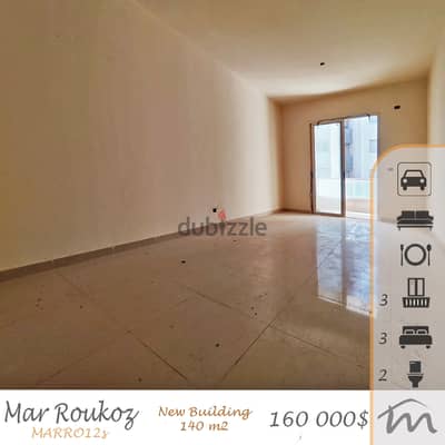 Mar Roukoz | Brand New 3 Bedrooms Apartment | 3 Balconies | 140m²