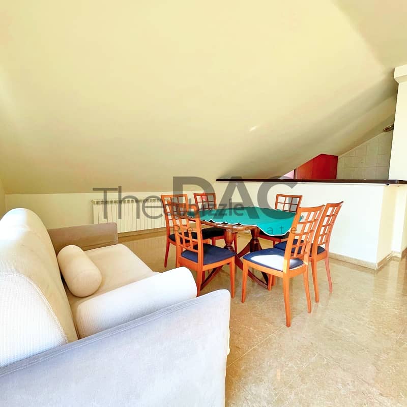 Furnished 100 SQM Rooftop Apartment for Rent with Terrace in Mtayleb 1