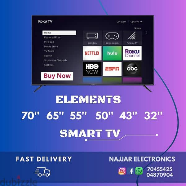 ELEMENT  SMART TV  32" 1