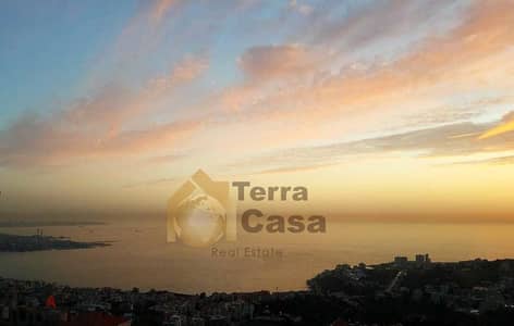 Ghazir fully furnished apartment sea view, yearly rental Ref#3065