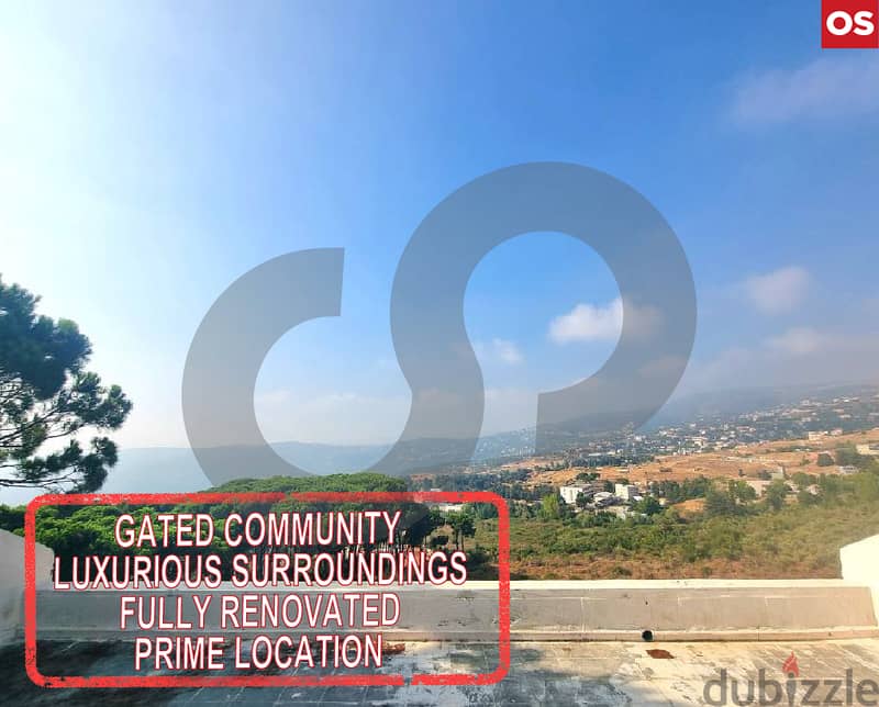 Mountain view, terraces,Baabda, chbanieh/الشبانية REF#OS111773 0