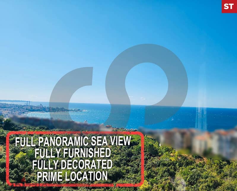 PANORAMIC SEA VIEW, KESERWAN, SAHEL ALMA/ساحل علما REF#ST114440 0