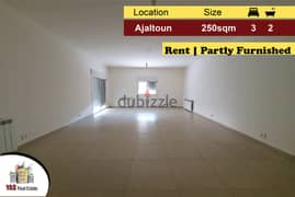 Ajaltoun 250m2 | Rent | Partly Furnished | Private Street | Flat | KH 0