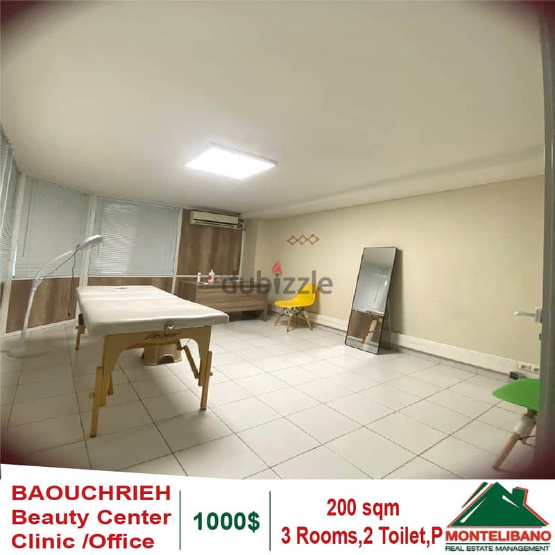 200 Sqm Beauty Center for rent in Baouchrieh !!! 6