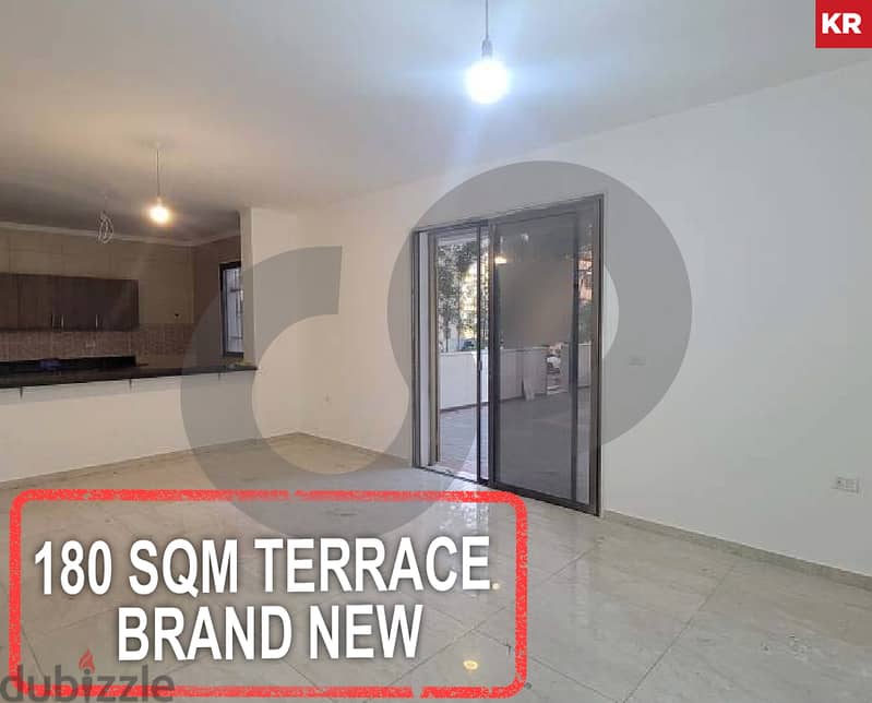 180 sqm terrace-brand new-bchamoun ,Aley/بشامون ,عاليه REF#KR114456 0