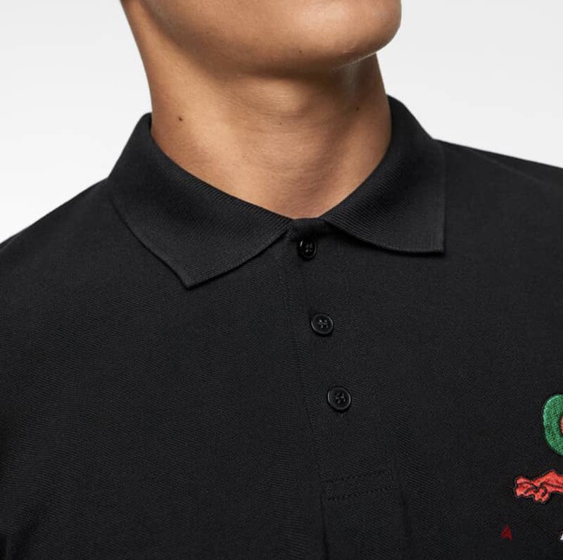 Zara - Polo Black size L 2