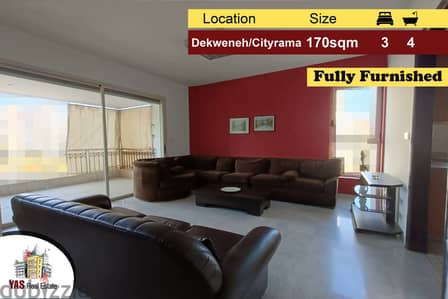 Dekweneh/cityrama 170m2 | Furnished | High End | Prime Location |AA RR