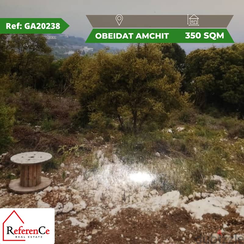 Land for sale in Obeidat Amchit أرض للبيع في عبيدات عمشيت 0