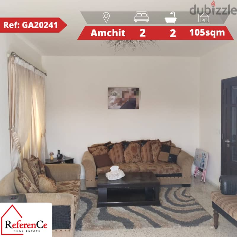 Apartment for sale in Amchit شقة للبيع في جبيل 0