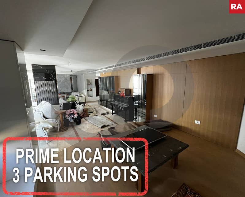 Prime Location-3 parking spots-GEITAWI/جعيتاوي REF#RA114464 0