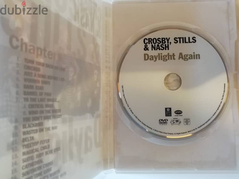 Crosby Stills & Nash "Daylight again" DVD 1