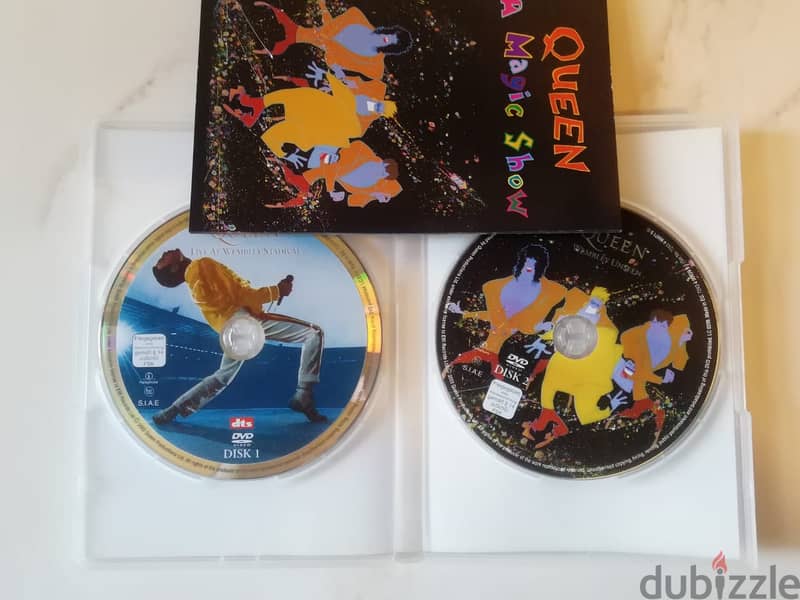 Queen "Live at Wembley stadium" complete concert plus bonus materials 1