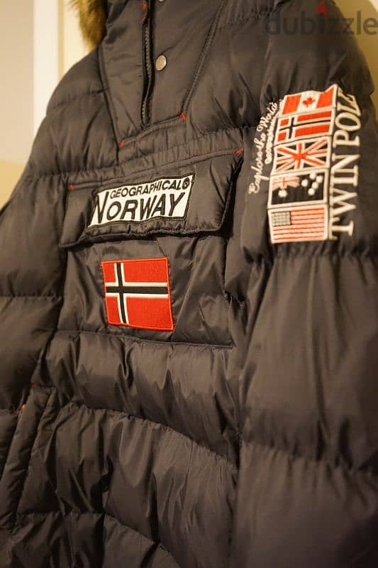 Men Puffer Down Jacket Geographical Norway 4