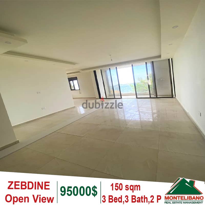 Brand New Apartment for sale in Zebdine with open Sea &Mountains View 1