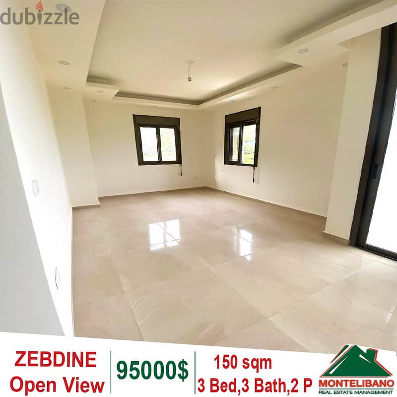 Brand New Apartment for sale in Zebdine with open Sea &Mountains View 2