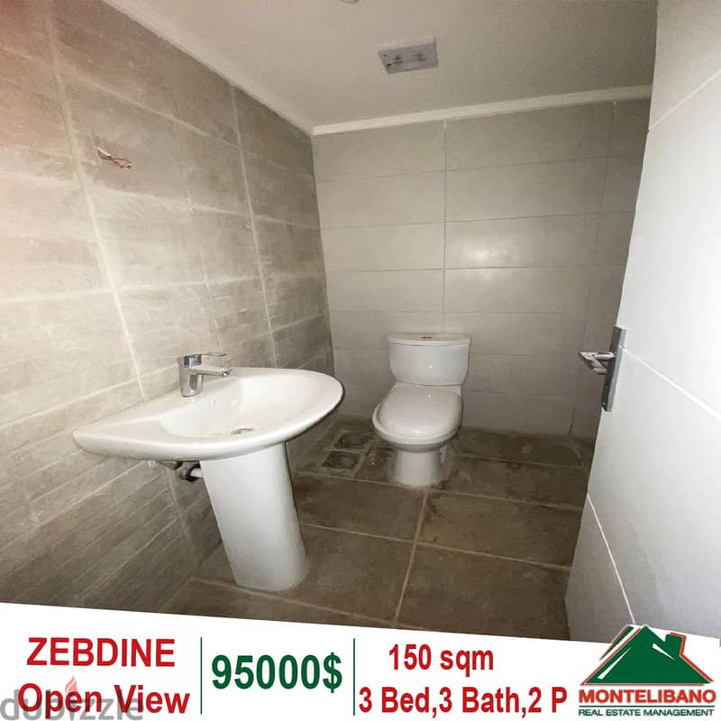 Brand New Apartment for sale in Zebdine with open Sea &Mountains View 8