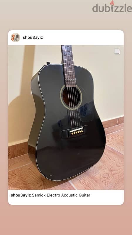 samick electro acoustic guitar 0