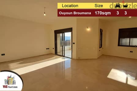 Ouyoun Broumana 170m2 | Private Compound | Calm Area | High End | AMK