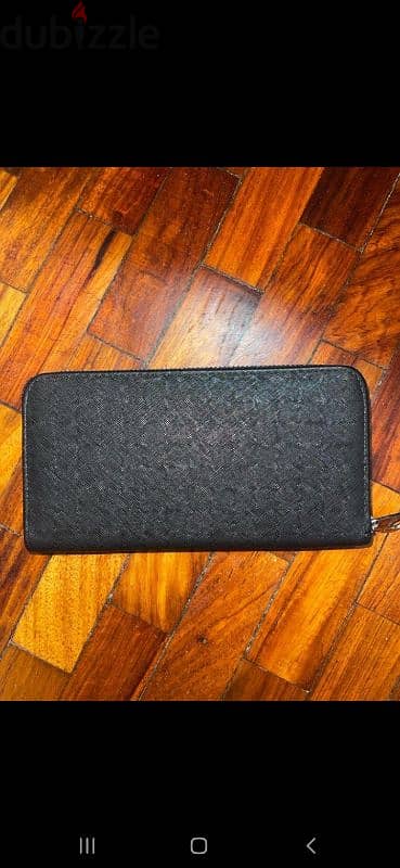 stradivarius wallet black real leather 16