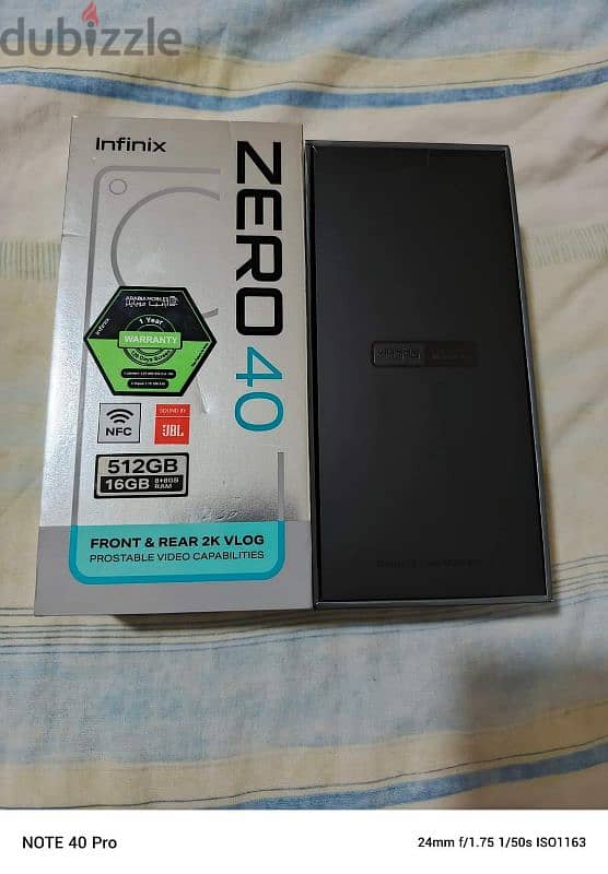 infinix zero 40 4g 8+8ram 512gb new 250$ 6