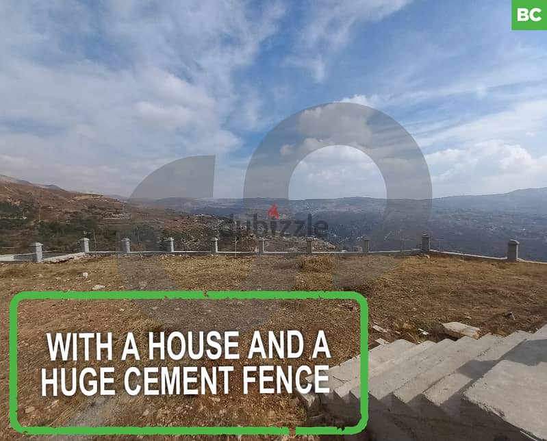 panoramic view- house-cement fence-Aintoura,,METN/عينطورة REF#BC114487 0