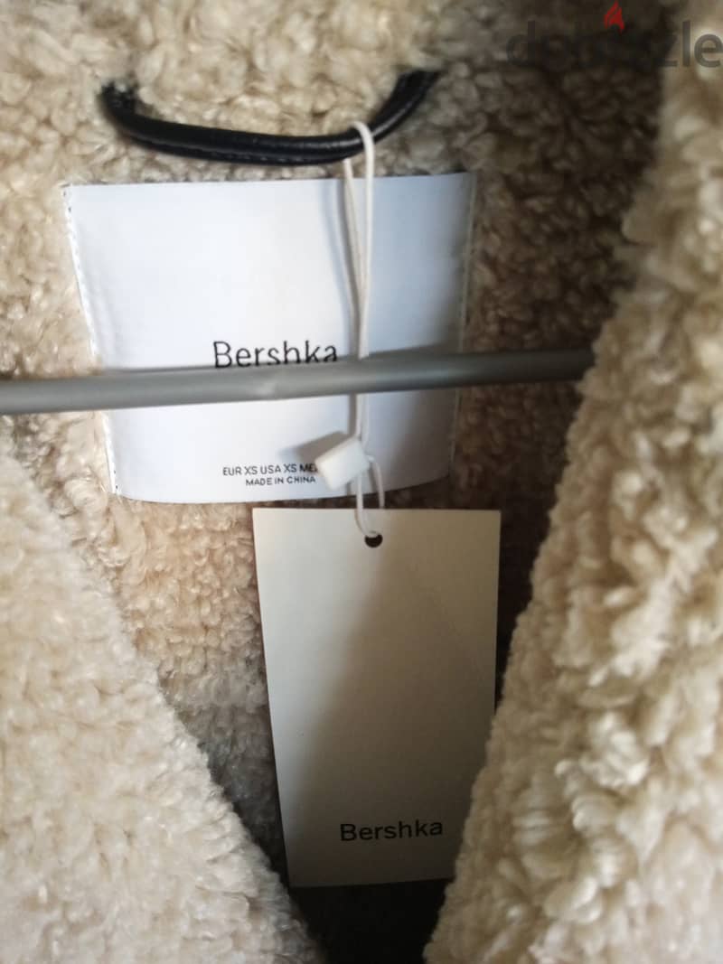 Bershka Leather Wool Jacket 3