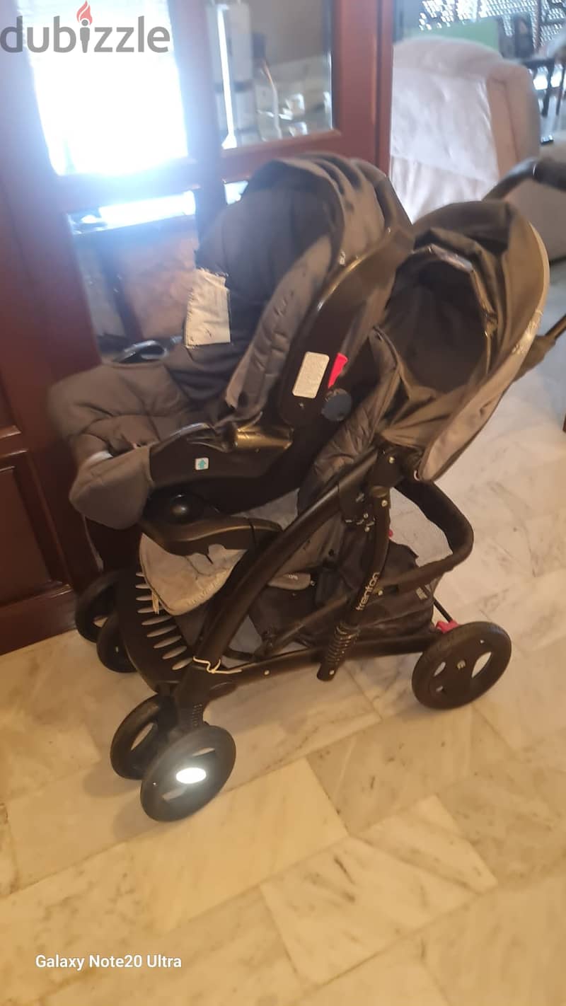 Mother care stroller and car seat set 2