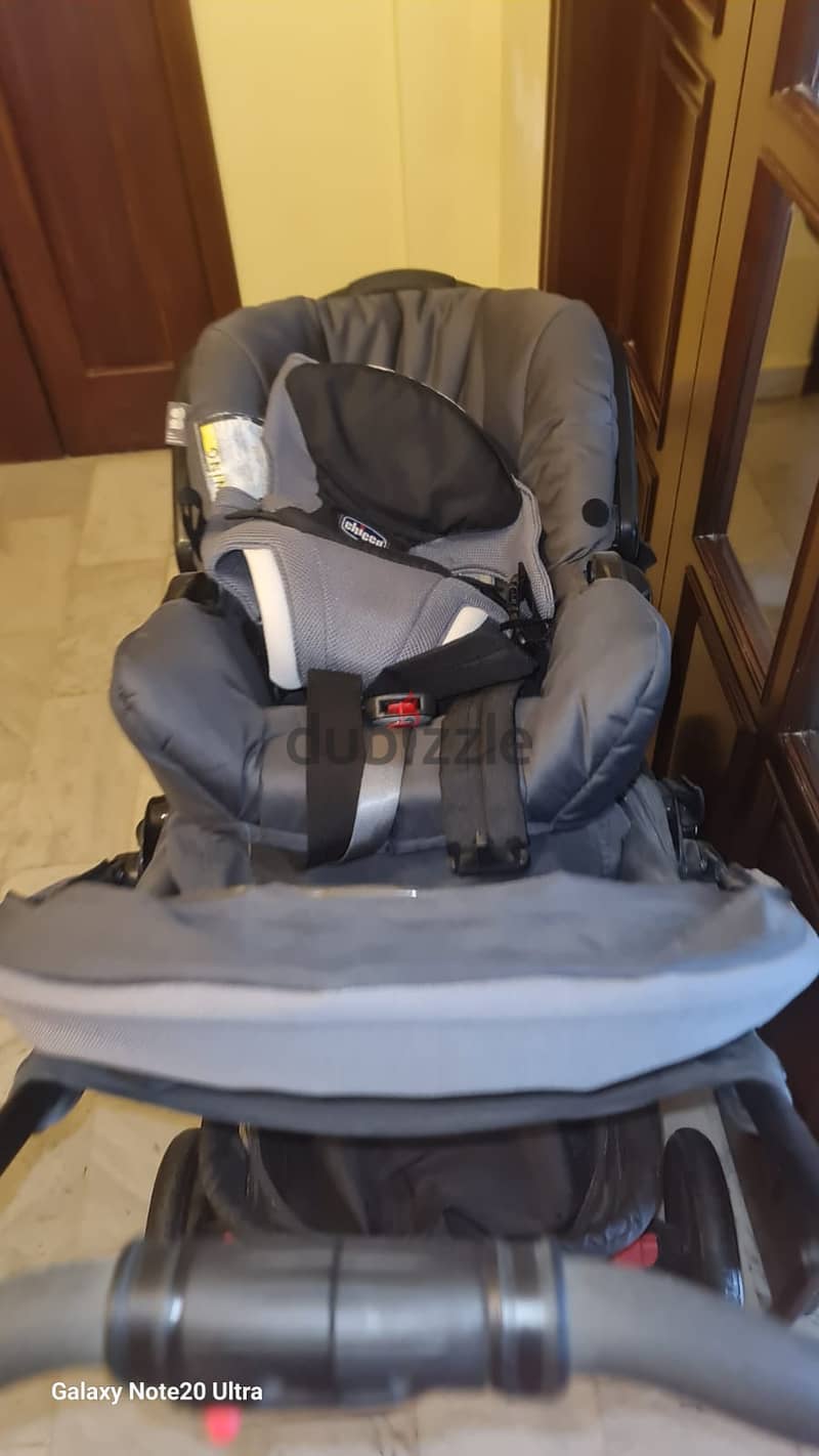 Mother care stroller and car seat set 6