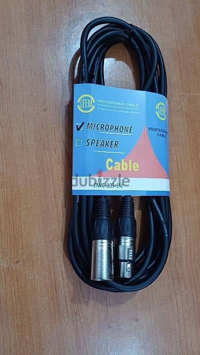 cable xlr 5m new not used