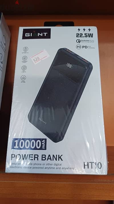 power bank 10000mah brand giant 22w