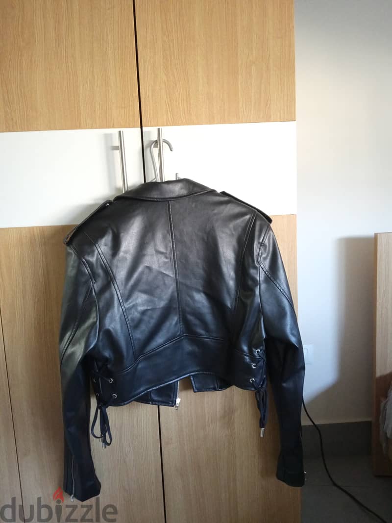 BSL Black Leather Jacket 1