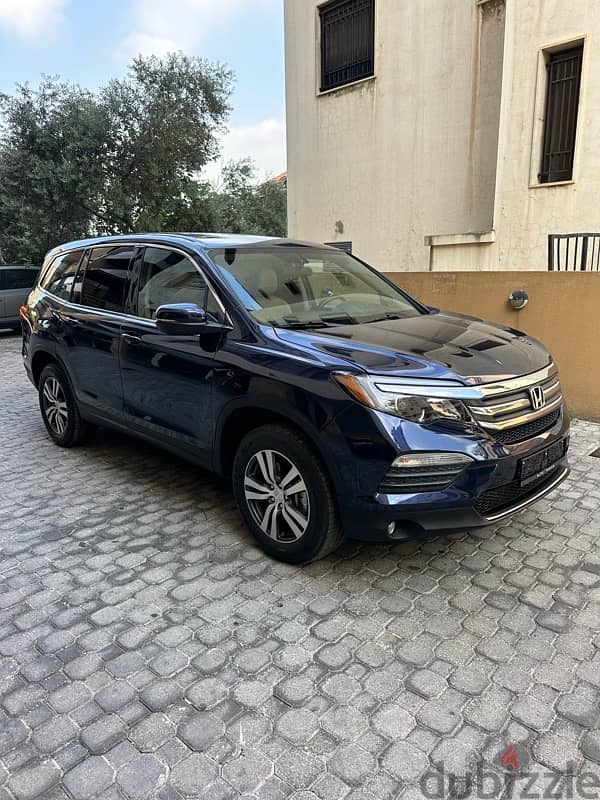 Honda Pilot AWD 2016 dark blue 2