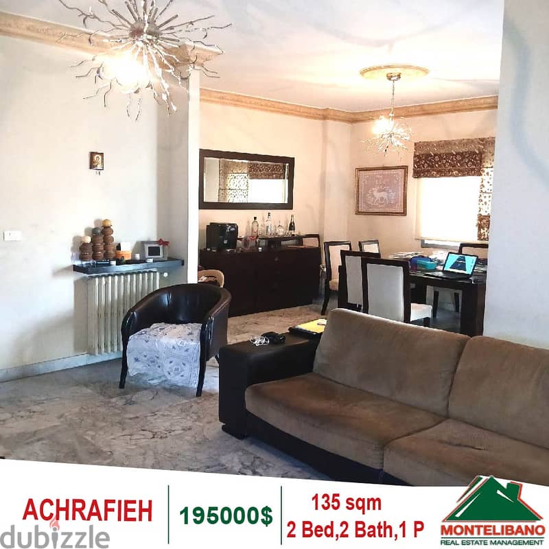 135 sqm Apartment for sale in Achrafieh with View 0