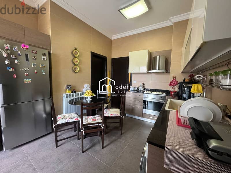 230 Sqm - Fully Furnished Apartment for Sale in Rabweh 8