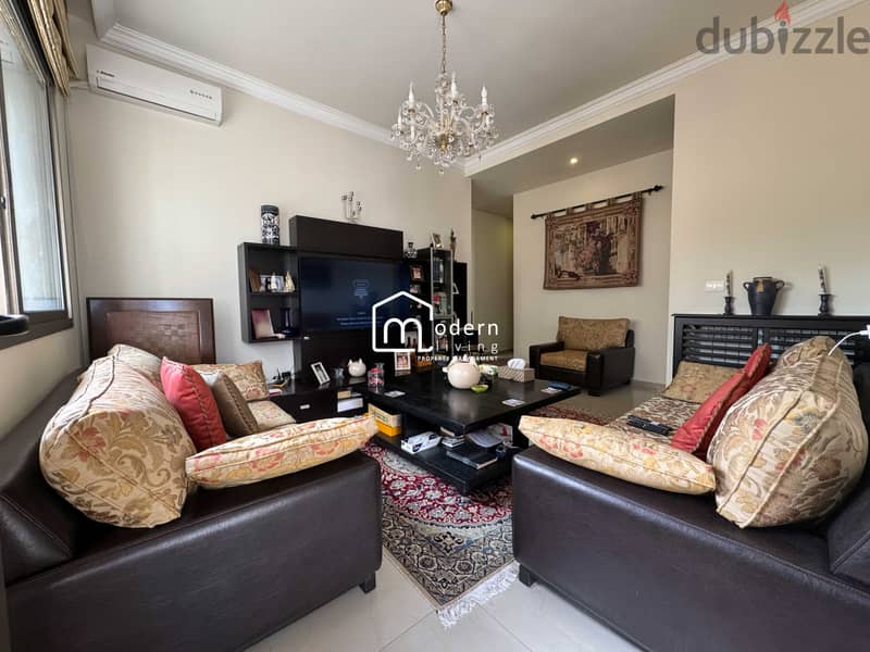 230 Sqm - Fully Furnished Apartment for Sale in Rabweh 11