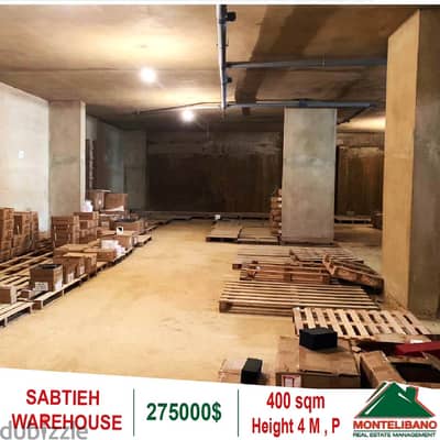 400 sqm depot for sale in Sabtieh