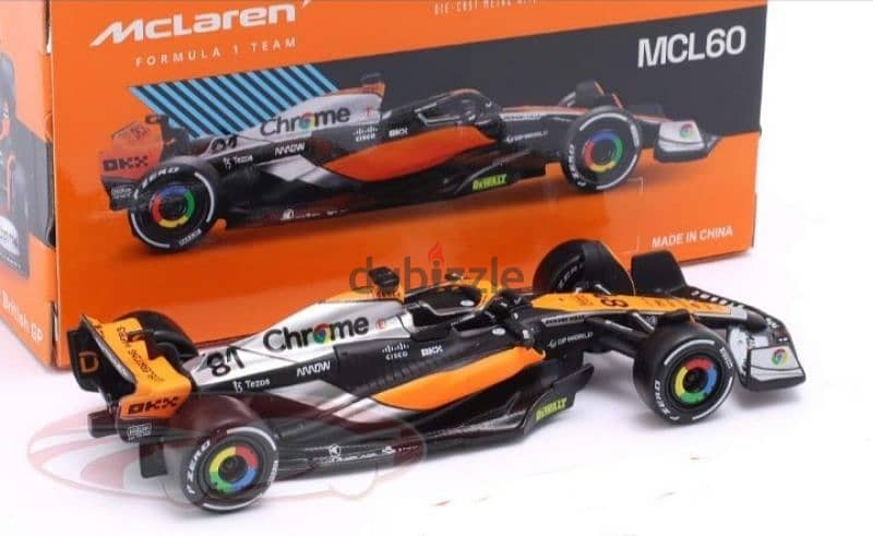 Mclaren MCL60 #81 (2023) diecast car model 1;43. 4