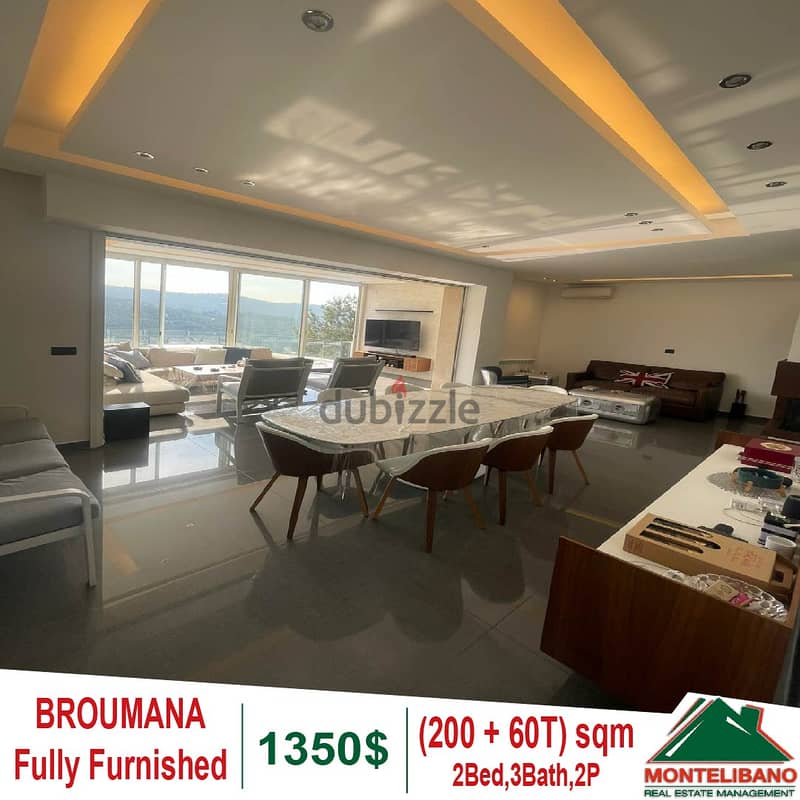 Apartment for rent in Broumana!!! 3