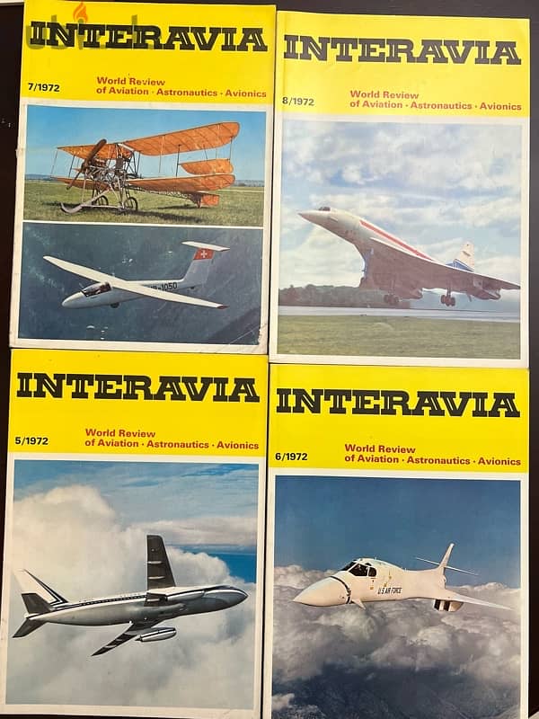 Complete 1972 Interavia Magazine Set – 12 Issues 2